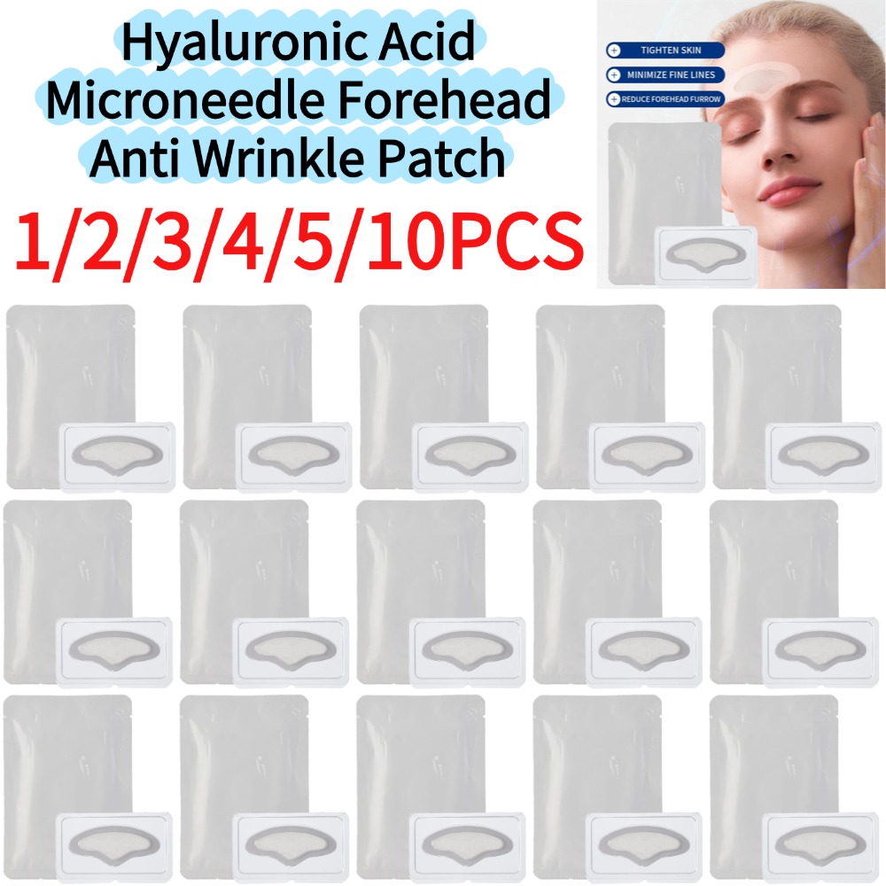Beauty Glazed Makeup - 1/2/3/4/5/10PCS Hyaluronic Acid Microneedle Forehead Anti