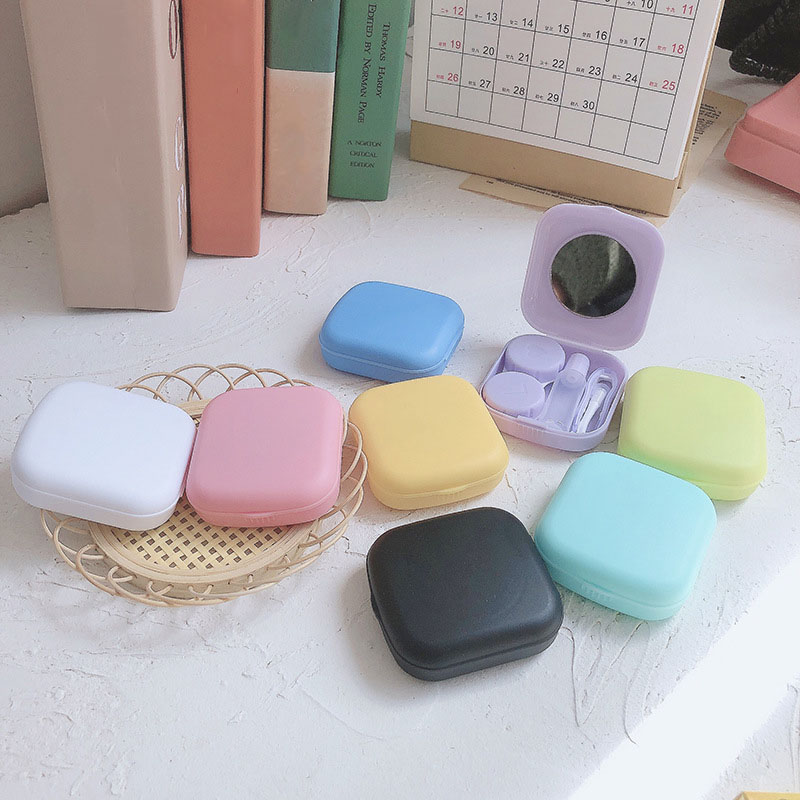 Beauty Makeup Kit - Mini Contact Lens Case Pocket Portable