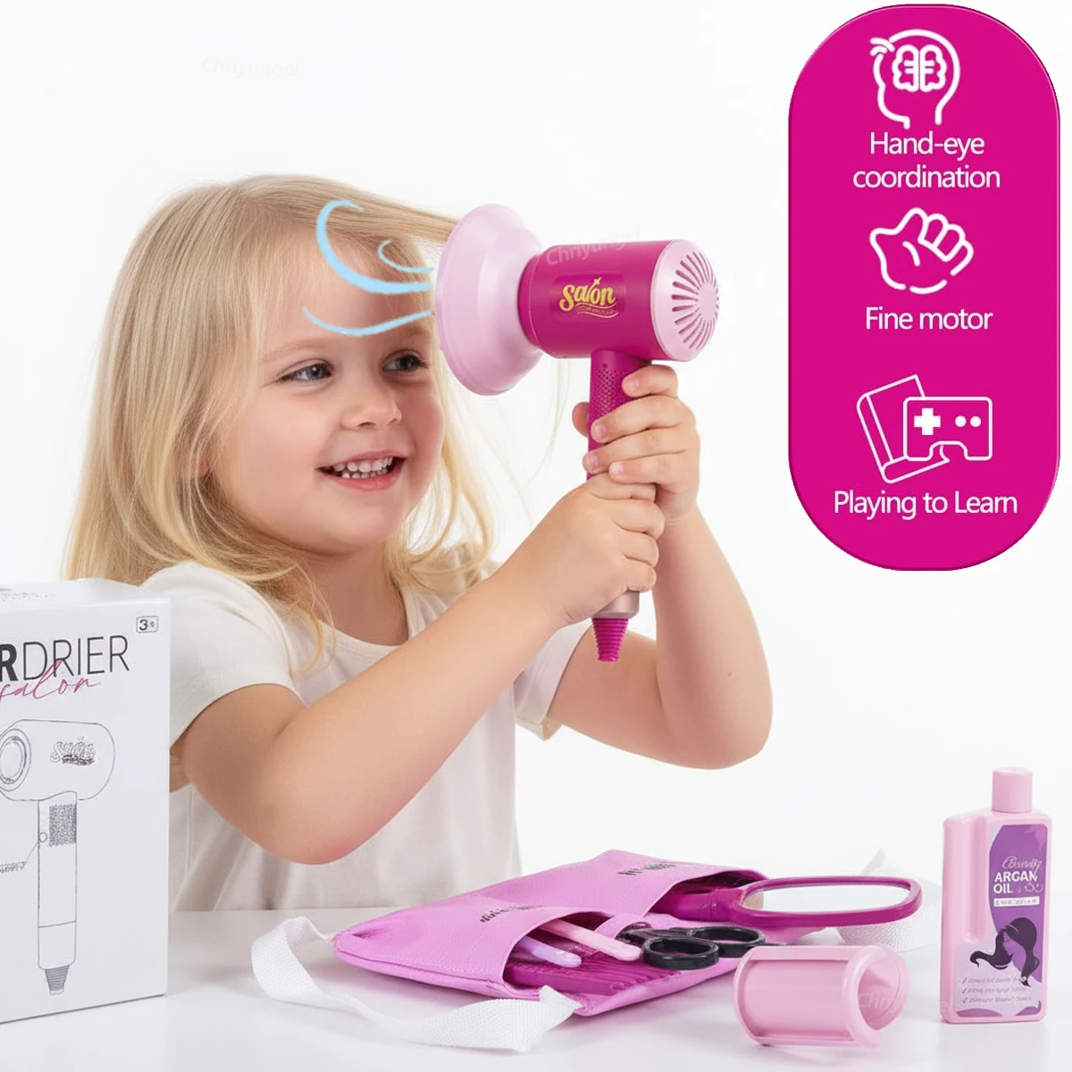 Kids Beauty Salon Set with Pre - Beauty Makeup Kit For Kids recension och pris