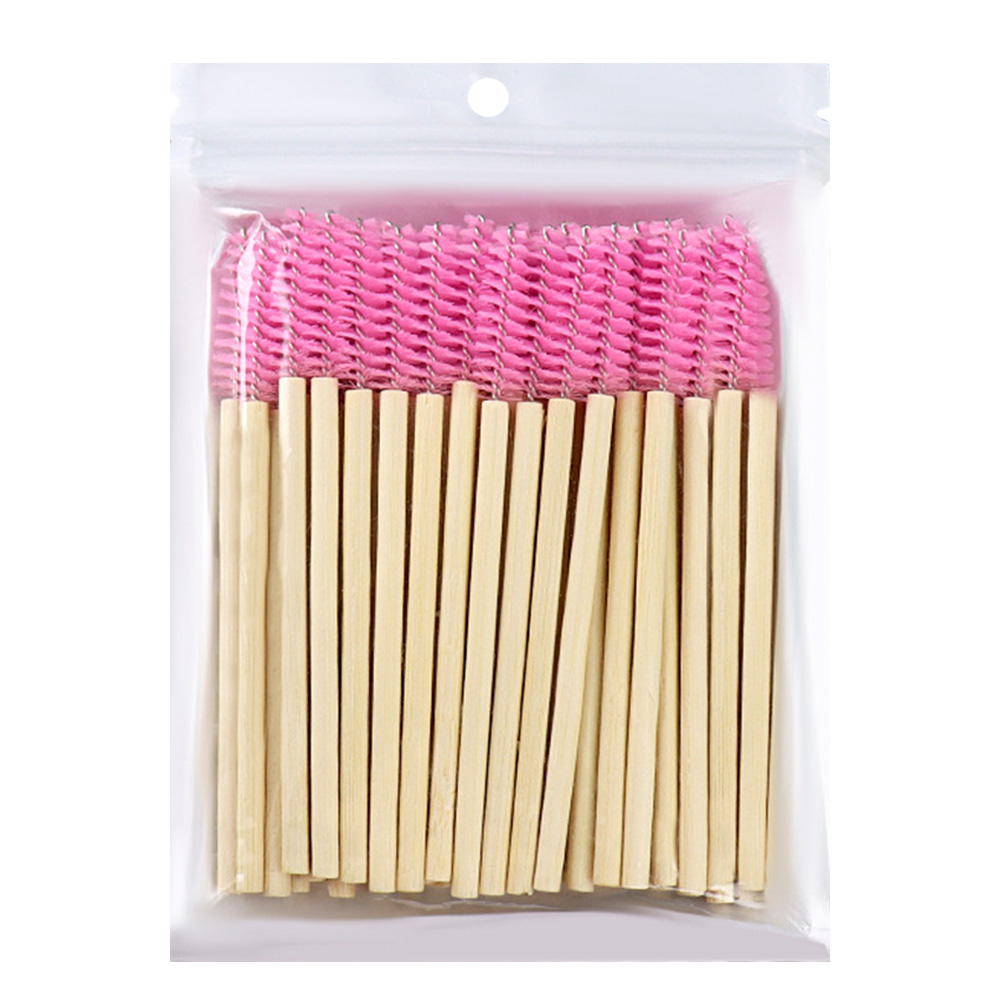 50Pcs Bamboo Handle Eyelash Br - Beauty Makeup Brands recension och pris