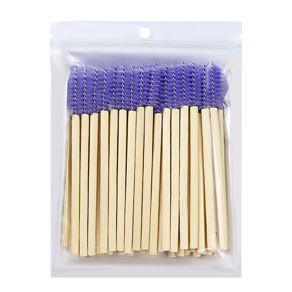 50Pcs Bamboo Handle Eyelash Br - Beauty Makeup Brands recension och pris