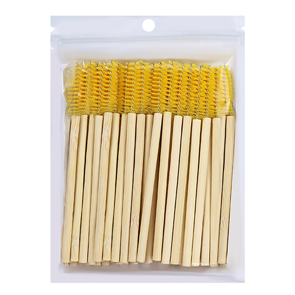 50Pcs Bamboo Handle Eyelash Br - Beauty Makeup Brands recension och pris