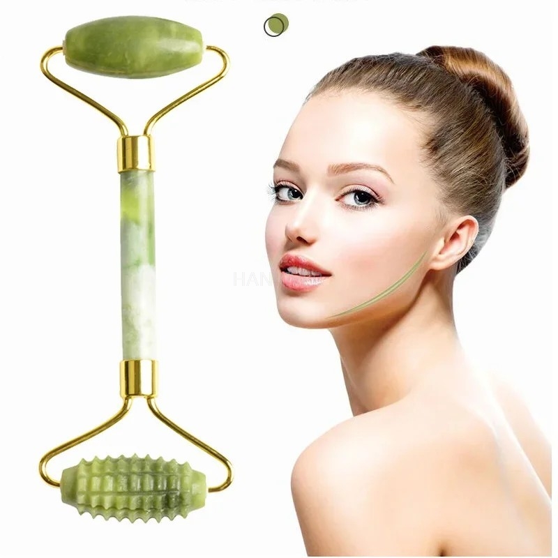 Facial Jade Massage Roller Set - Jade Roller Gua Sha recension och pris
