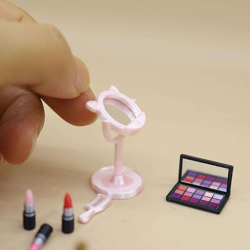 1Pc Mini Dollhouse Makeup Brus - Beauty Makeup Kit recension och pris