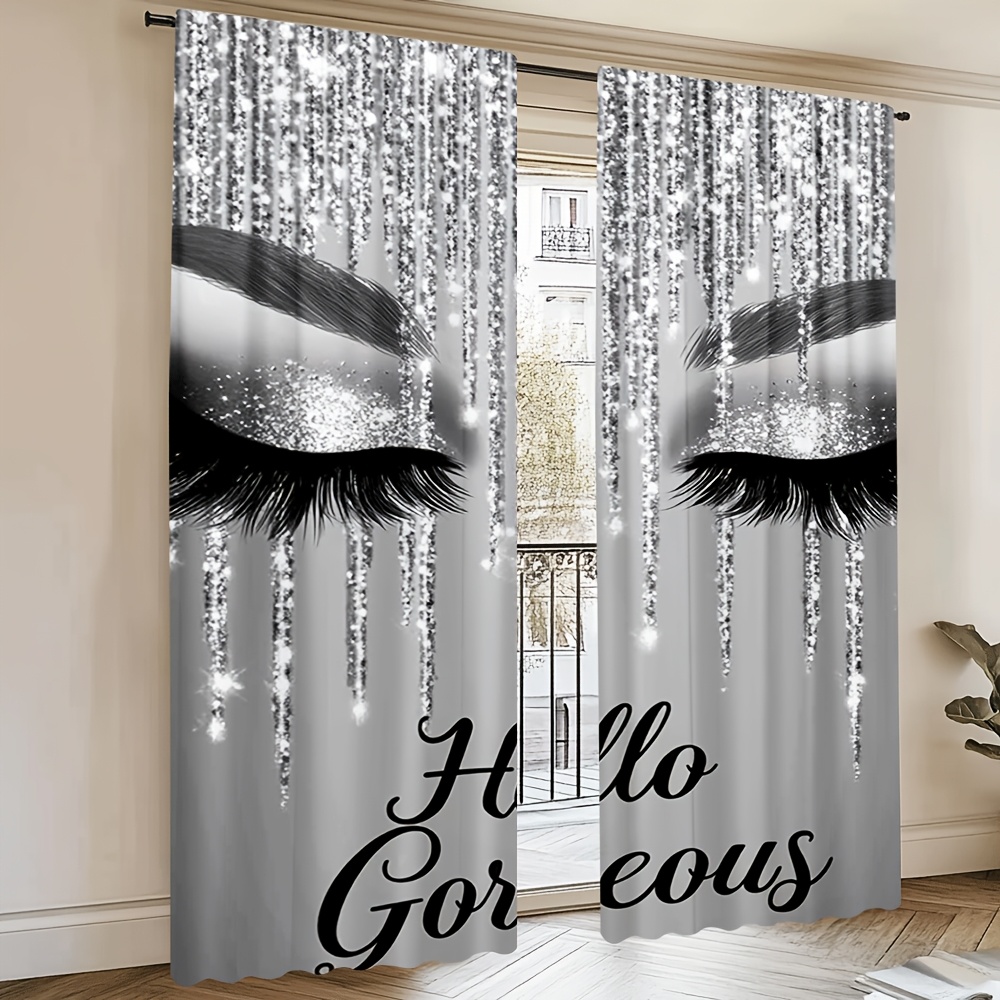 2pcs Eyelash Curtains Silver G - Beauty Makeup Youtube recension och pris