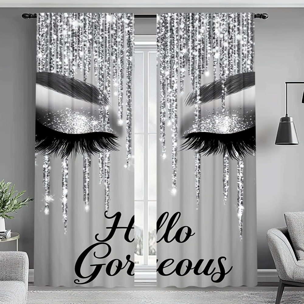 2pcs Eyelash Curtains Silver G - Beauty Makeup Youtube recension och pris