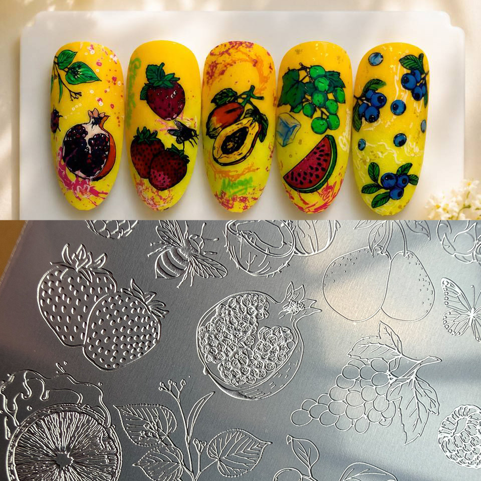 XMQ Nail Art Stamping Plates F - Nail Art Stamping Kit recension och pris