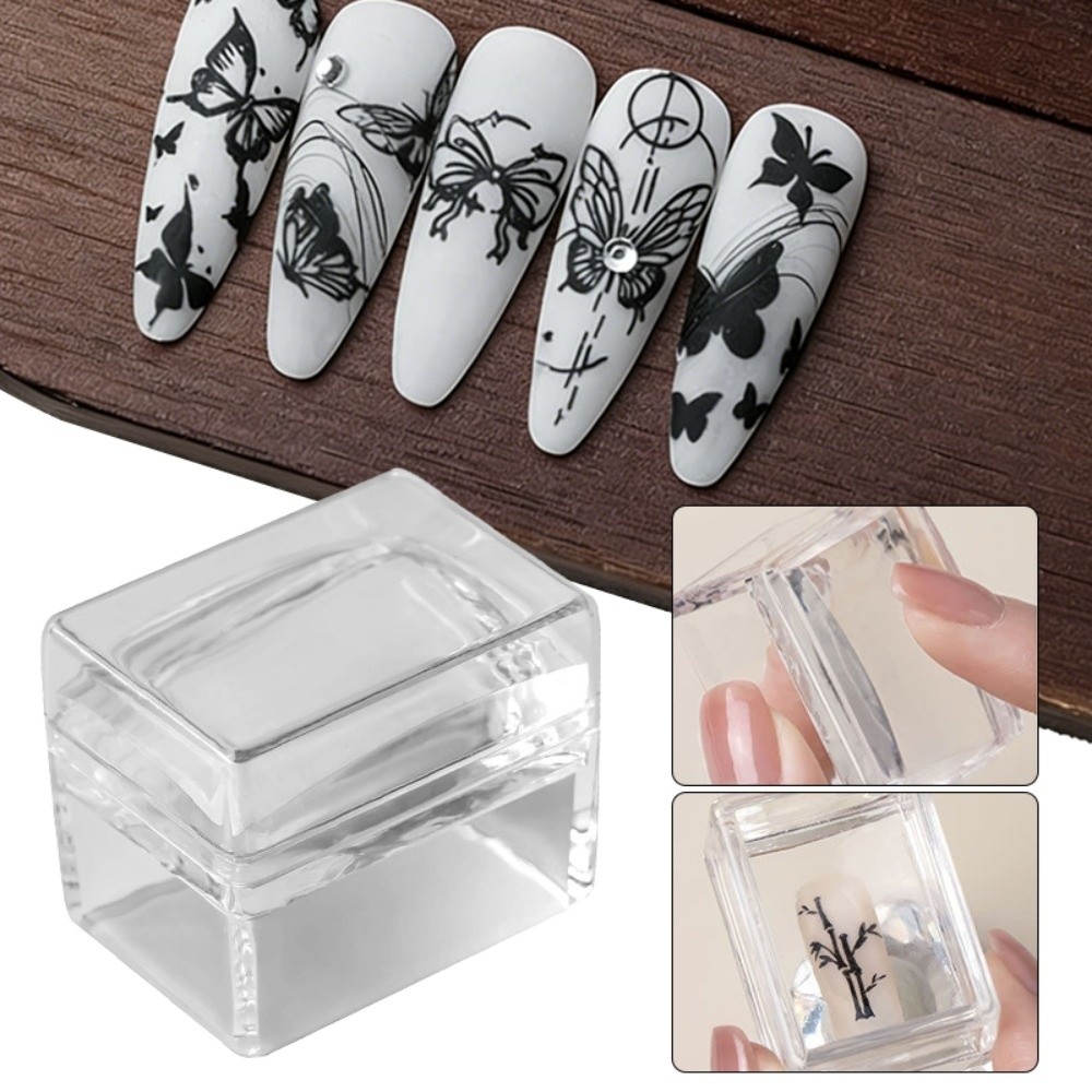 New Transparent Nail Art Stamp - Nail Art Stamping Kit recension och pris