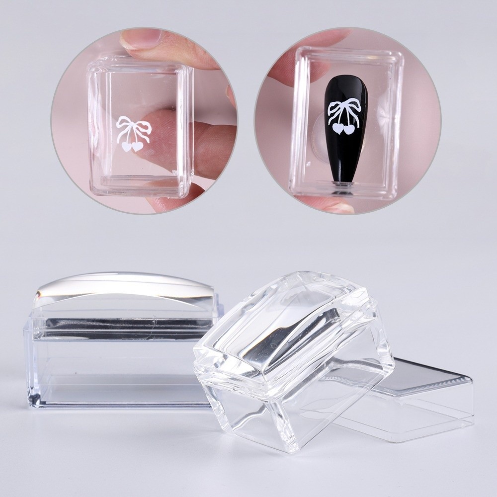 New Transparent Nail Art Stamp - Nail Art Stamping Kit recension och pris