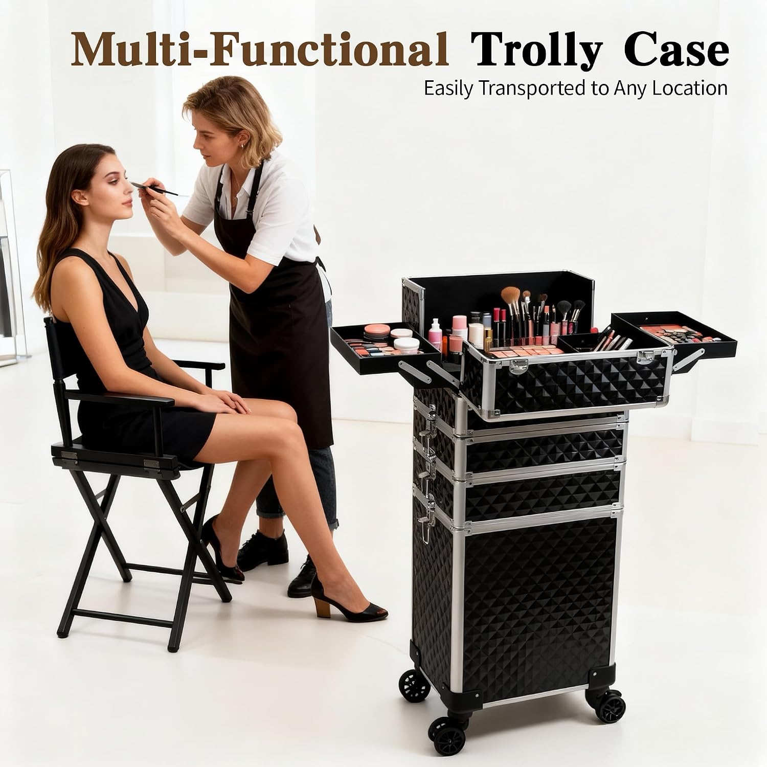Rolling Makeup Train Case, Cos - Beauty With Makeup recension och pris