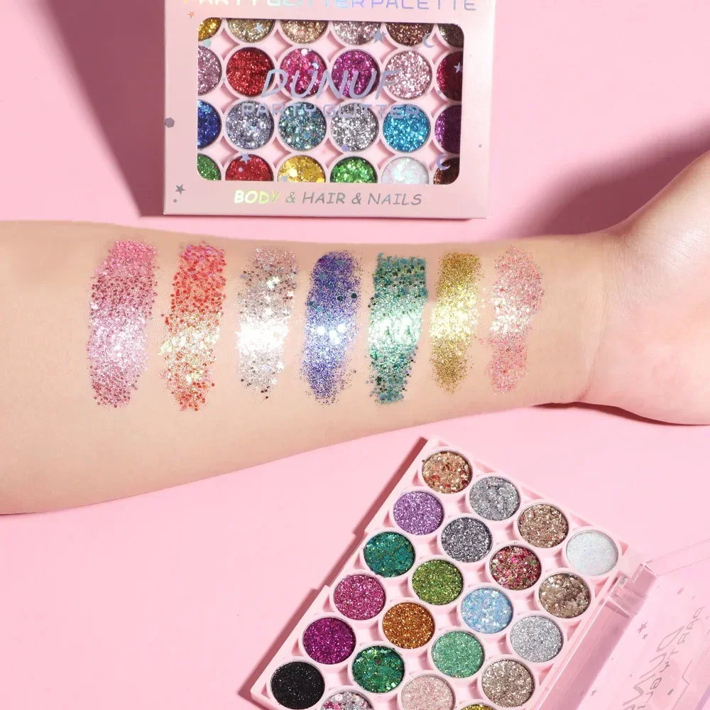 24Colors Body Face Glitter Gel - Eyeshadow Glitter Pigment recension och pris