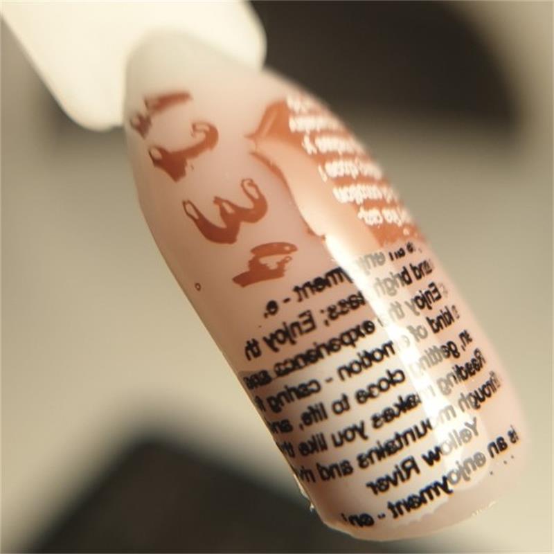 Newspaper Splice Theme Printed - Nail Art Stamping Kit recension och pris