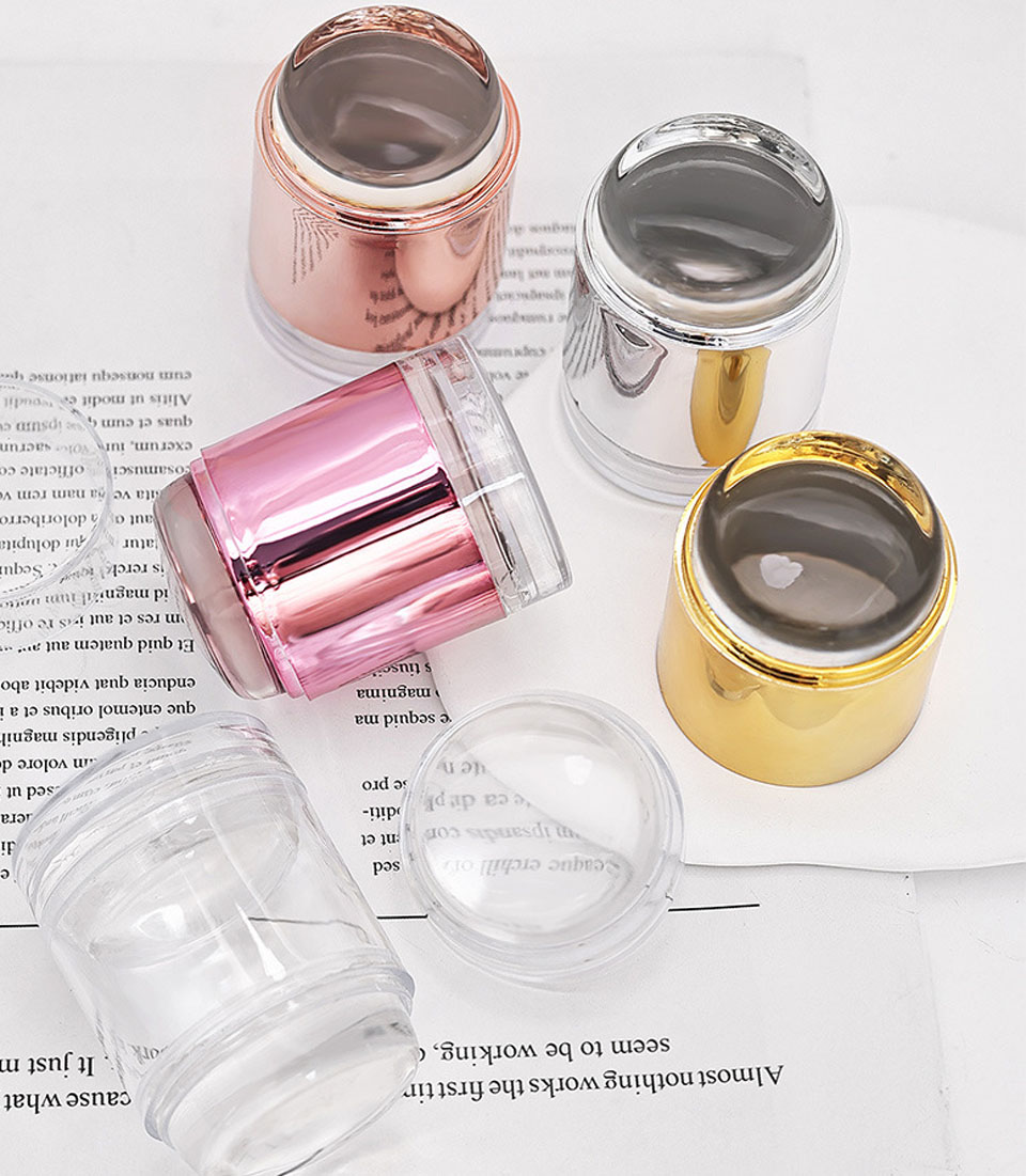 1pc Big Size Double Head Clear - Nail Art Stamping Kit recension och pris