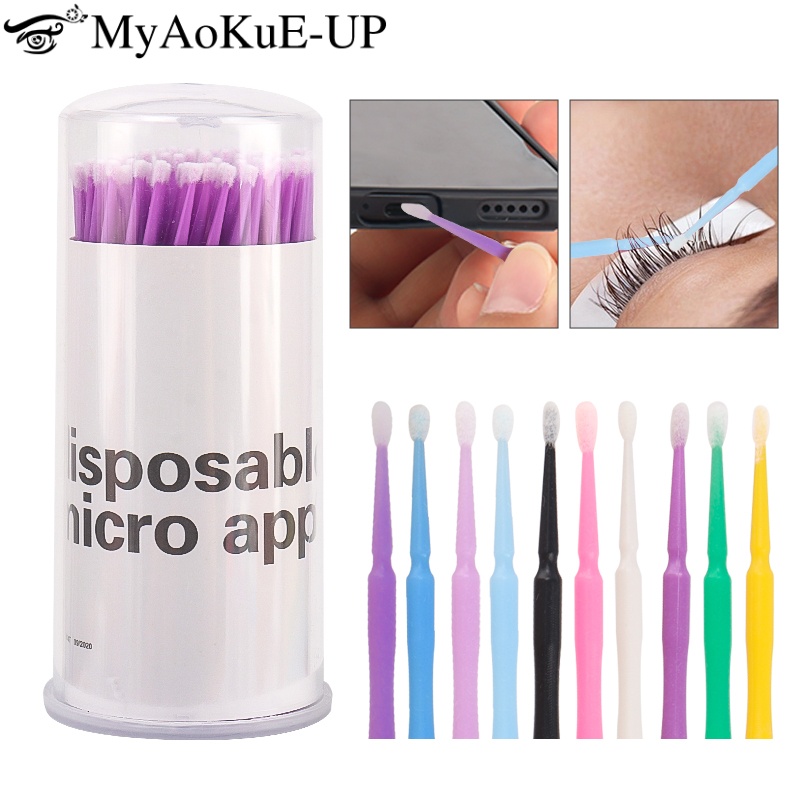 100pcs Disposable Eyelash Brus - Beauty Makeup Brands recension och pris