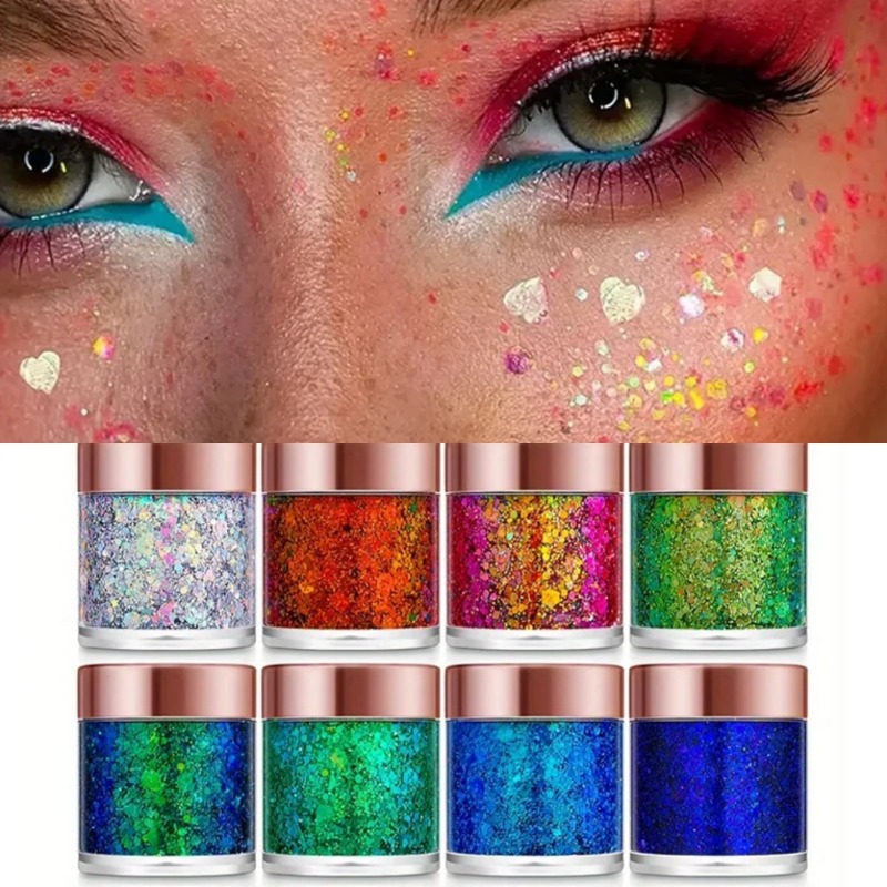 1Pc Sequins Body Glitter Gel M - Eyeshadow Glitter Pigment recension och pris