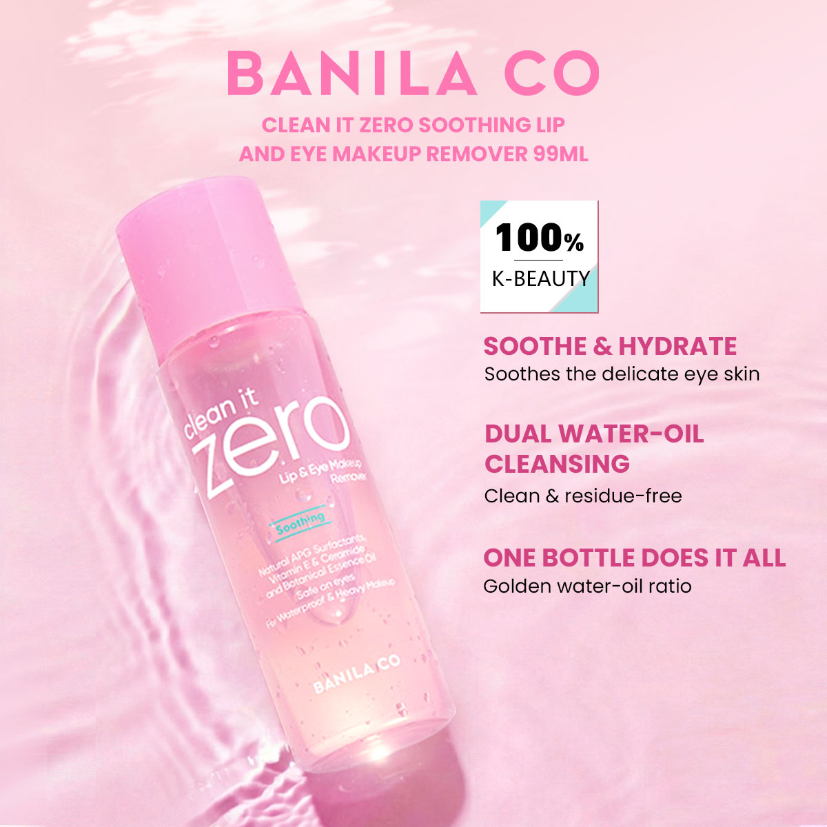 BANILA CO Clean it Zero Soothi - Beauty With Makeup recension och pris