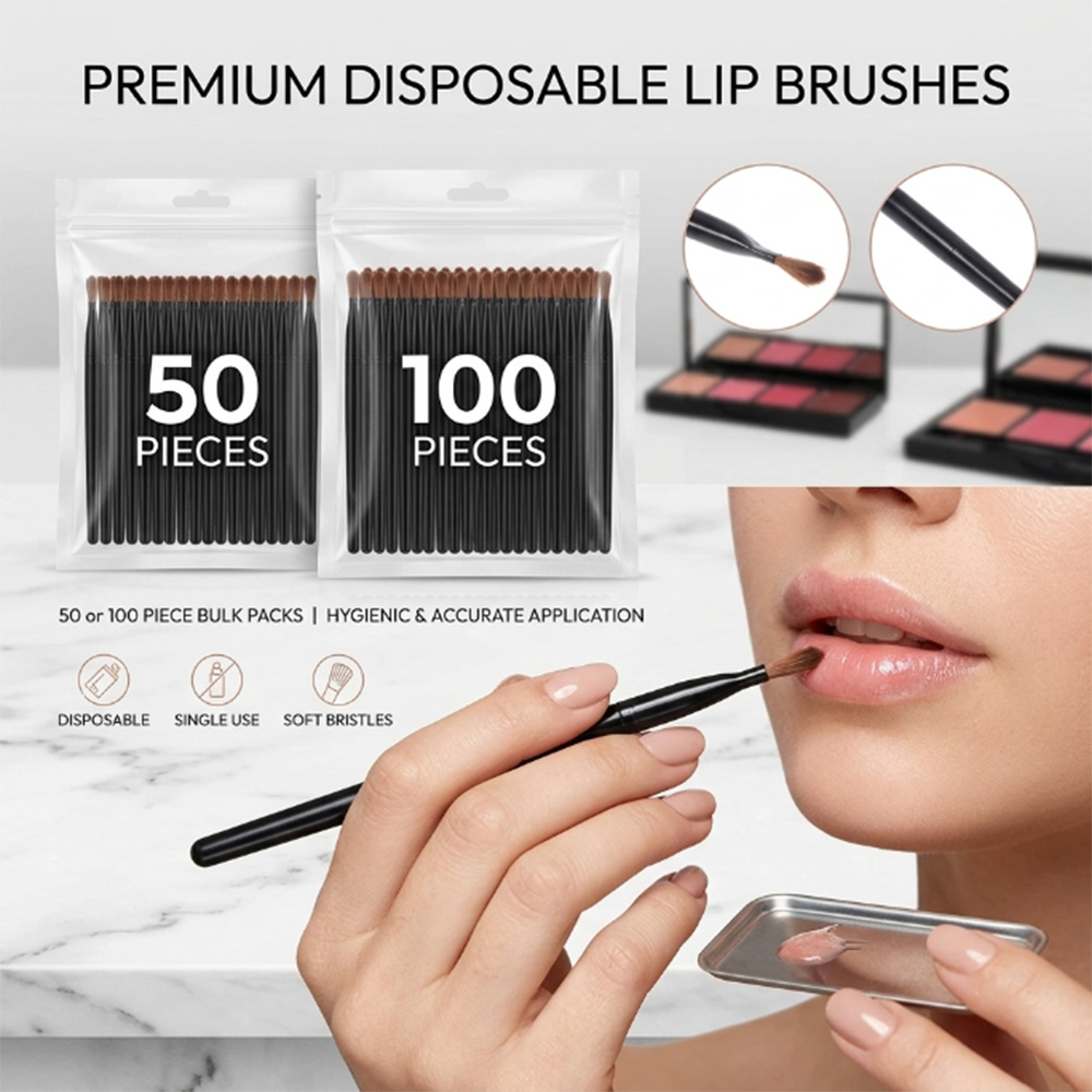 50/100pcs Disposable Lip Brush - Beauty With Makeup recension och pris
