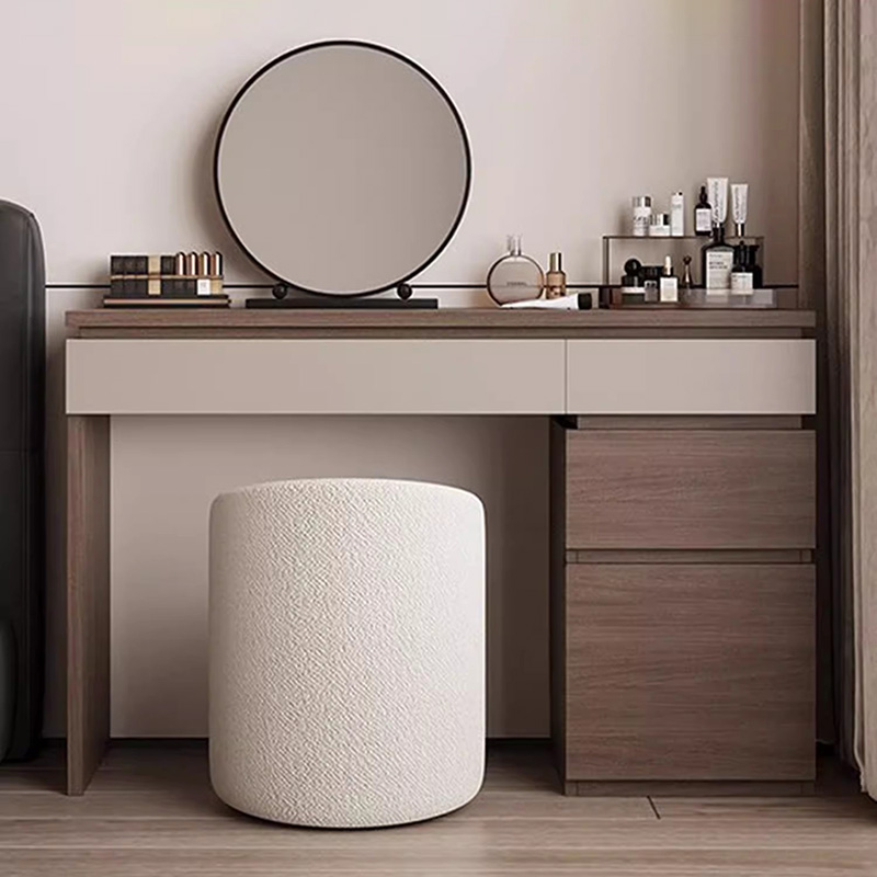 Wood Shelf Vanity Table Modern - Beauty Without Makeup recension och pris