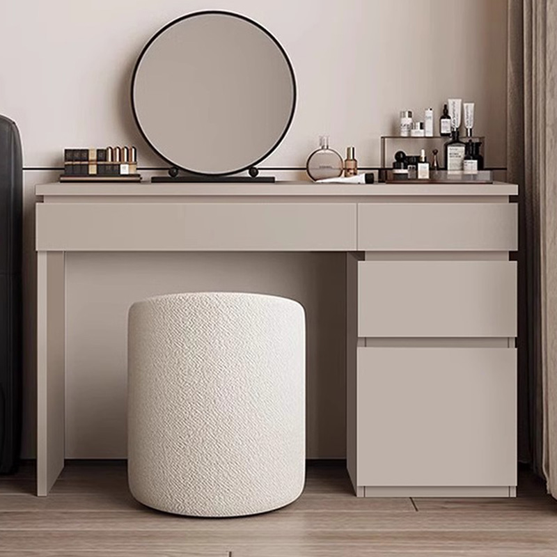 Wood Shelf Vanity Table Modern - Beauty Without Makeup recension och pris