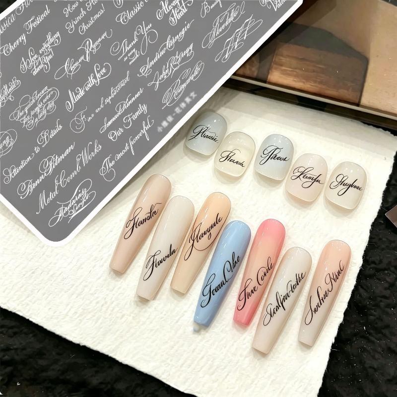 New··Special Flower English Al - Nail Art Stamping Kit recension och pris