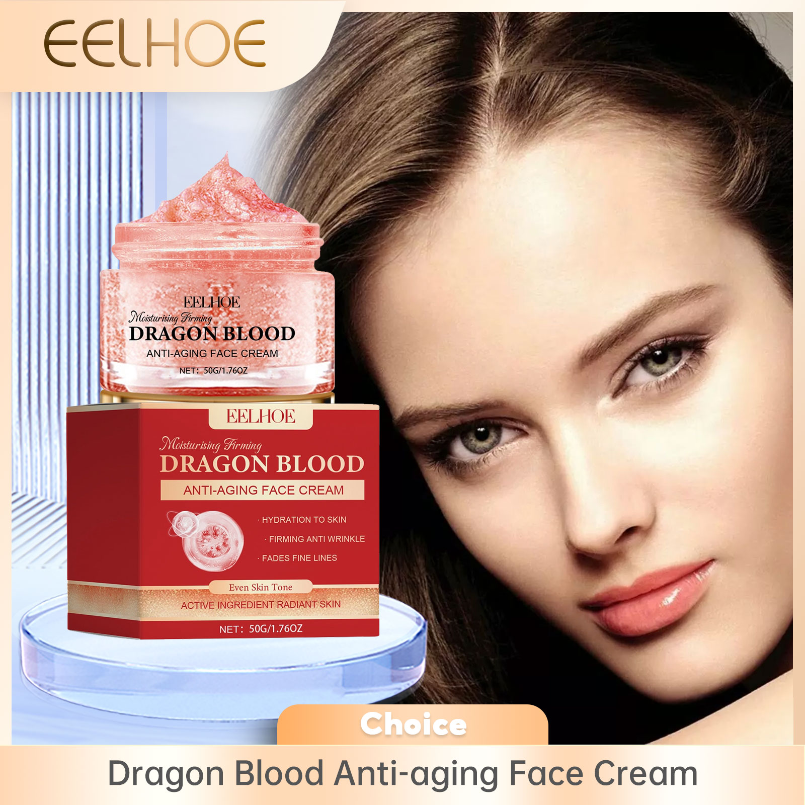 EELHOE Dragon Blood Face Cream - Beauty Glazed Makeup recension och pris