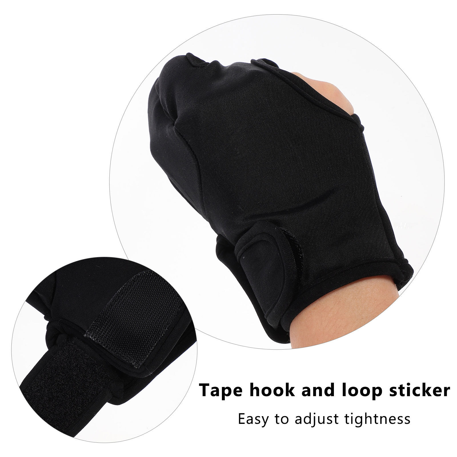 3 Finger Hairdressing Glove Bl - Hair Straightener recension och pris