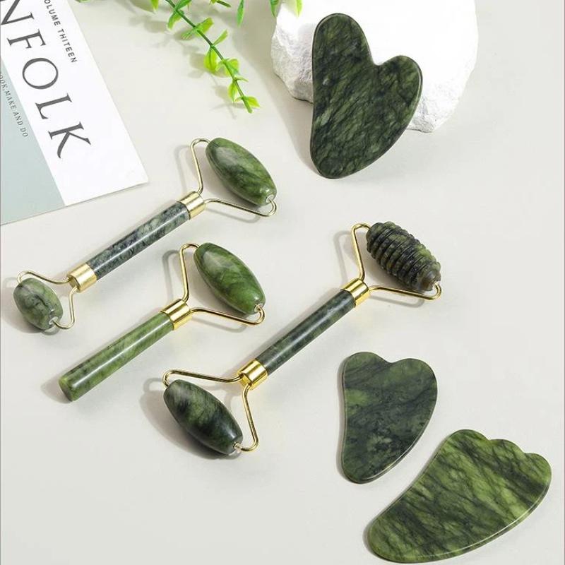 【Y】1/2 PCS Natural Jade Roller - Jade Roller Gua Sha recension och pris