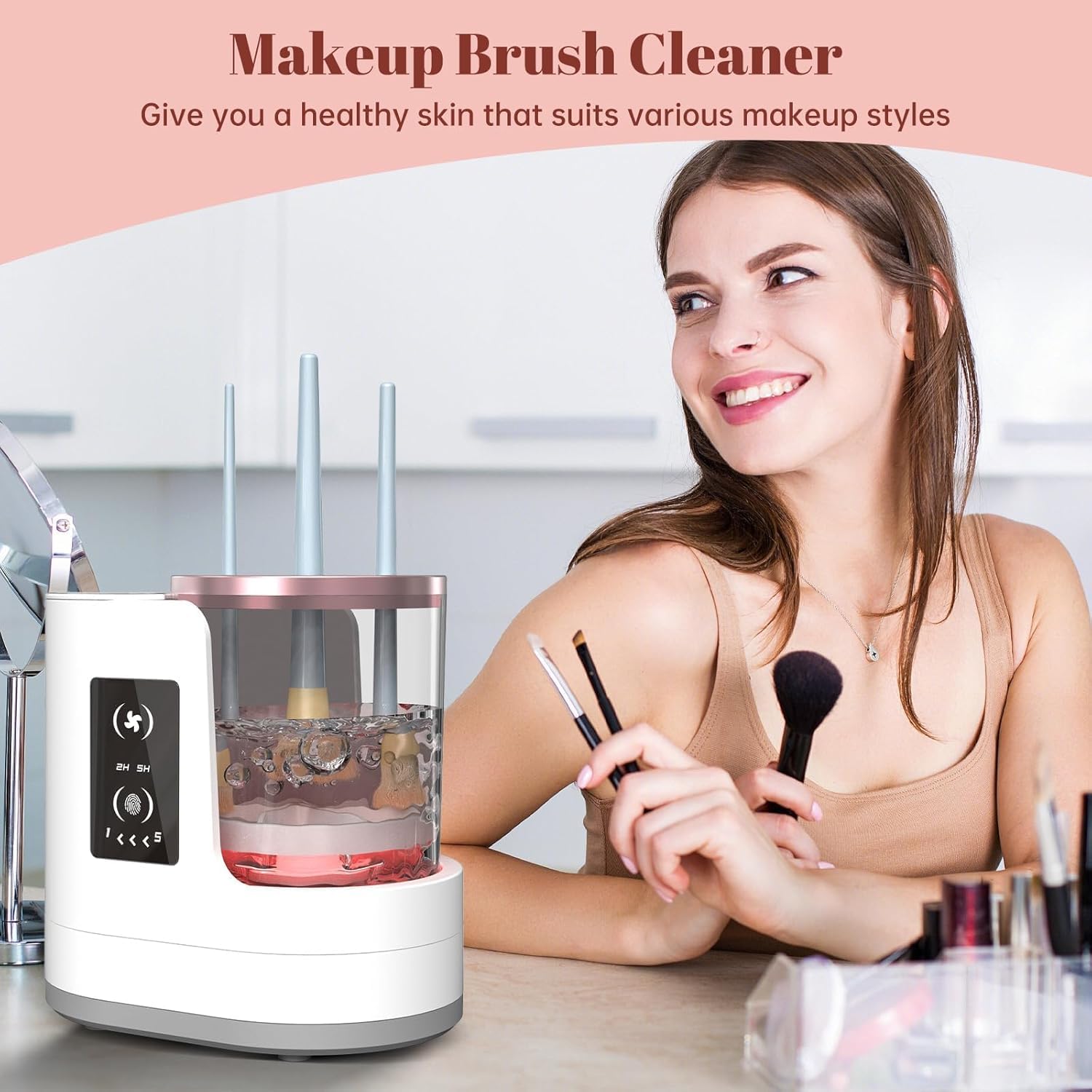 Automatic Rotating Makeup Brus - Beauty Makeup Brands recension och pris