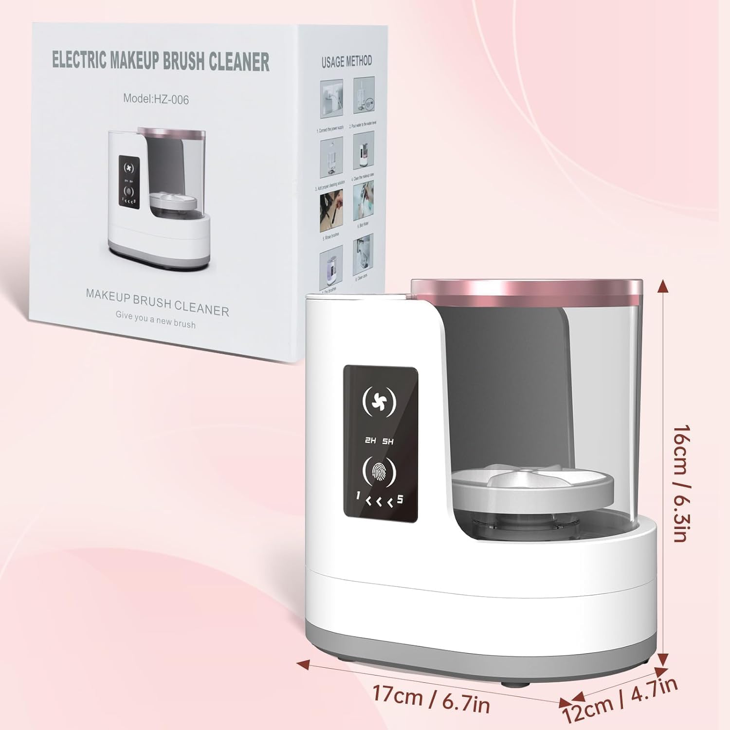 Automatic Rotating Makeup Brus - Beauty Makeup Brands recension och pris