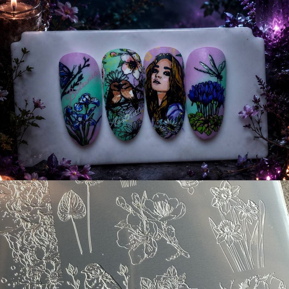 XMQ NAIL ART STAMPING PLATES B - Nail Art Stamping Kit recension och pris