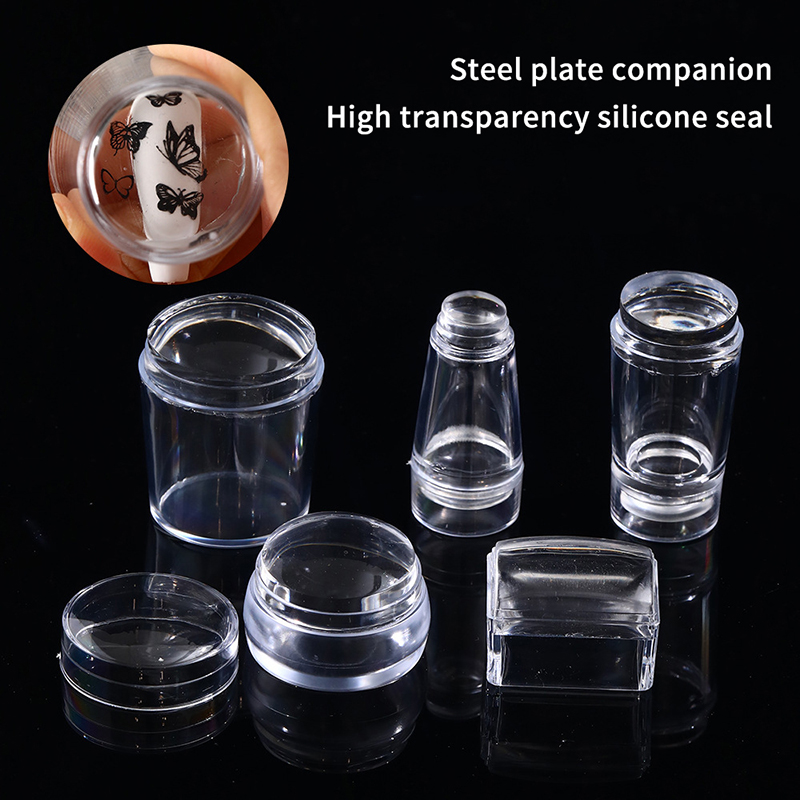 /Vly/Transparent Nail Art Stam - Nail Art Stamping Kit recension och pris