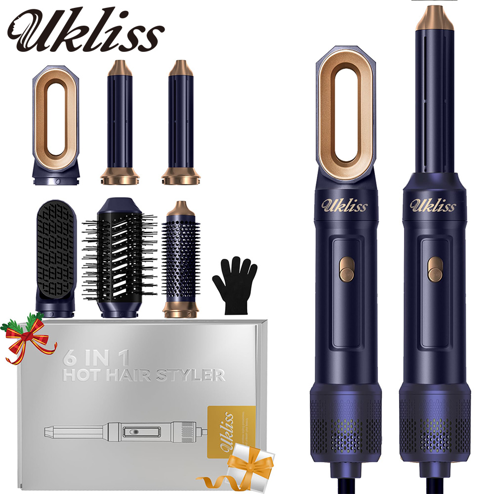 UKLISS 6 in 1 Hair Dryer Multi - Hair Straightener recension och pris