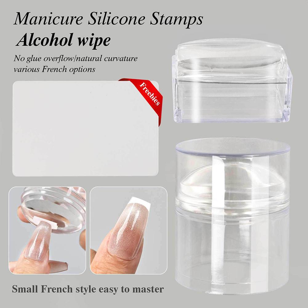 Circular/Square Silicone Frenc - Nail Art Stamping Kit recension och pris