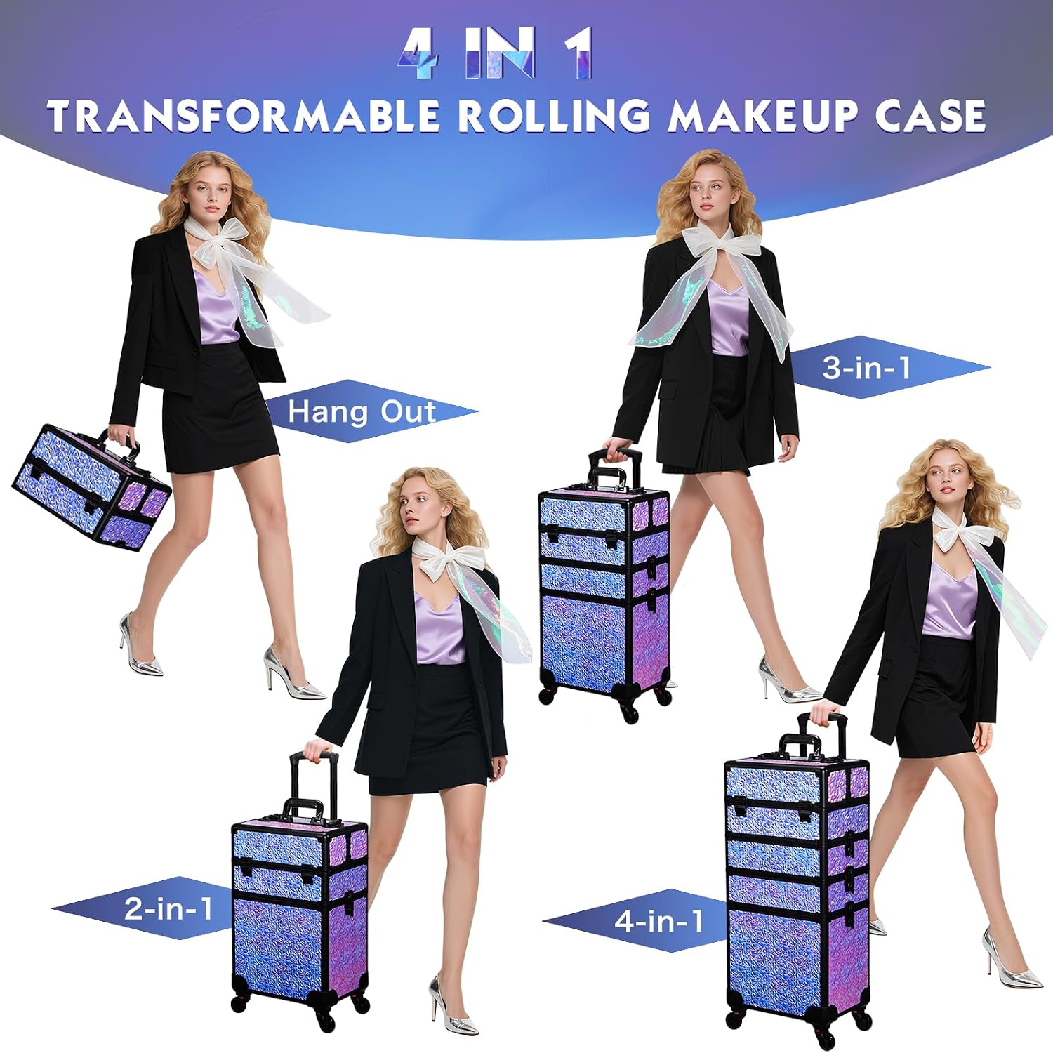 Rolling Makeup Train Case, Lar - Beauty With Makeup recension och pris