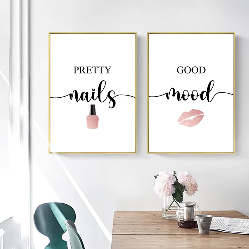 Nordic Pink Women Red Lips Nai - Makeup Is Beauty Quotes recension och pris