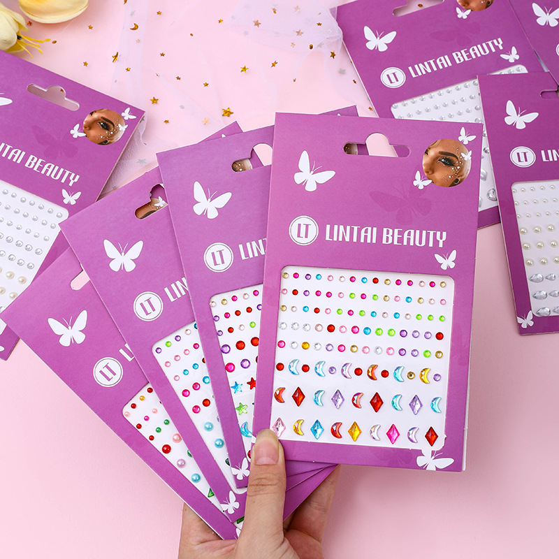 Hot Selling Face Gems Stickers - Beauty With Makeup recension och pris
