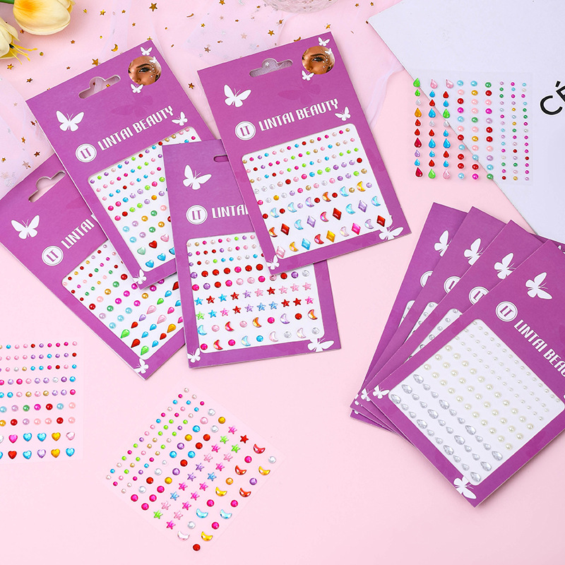Hot Selling Face Gems Stickers - Beauty With Makeup recension och pris
