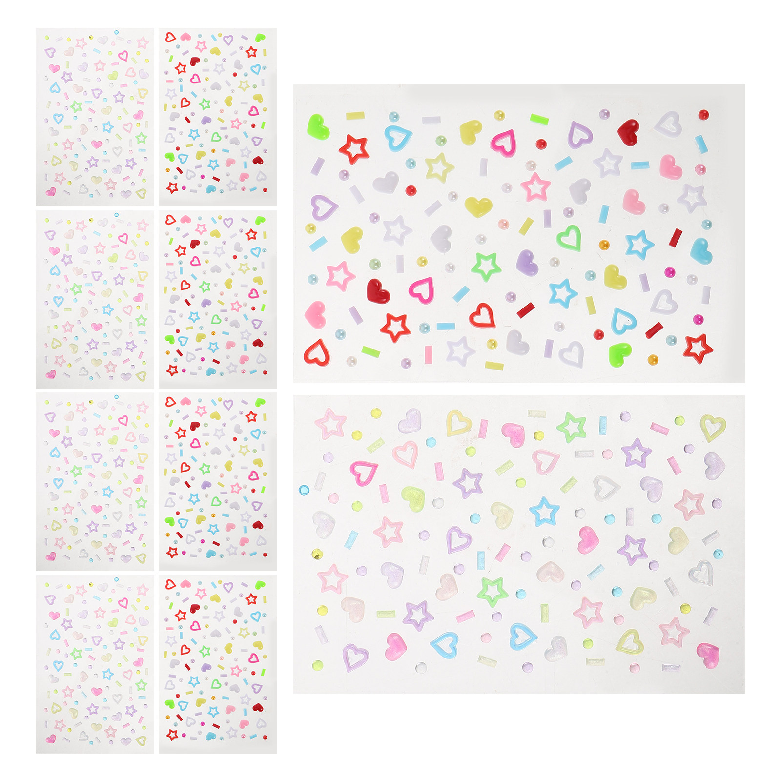 10Sheets Face Rhinestones Stic - Beauty With Makeup recension och pris