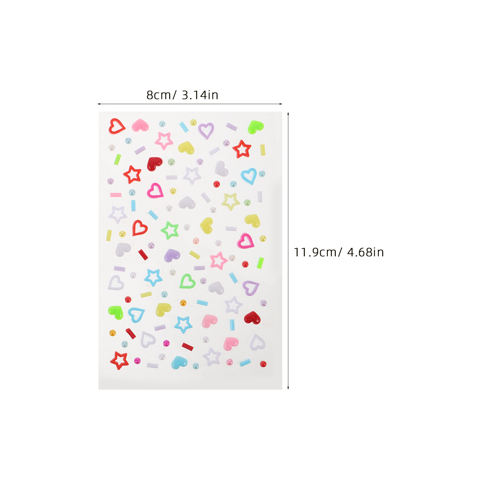 10Sheets Face Rhinestones Stic - Beauty With Makeup recension och pris