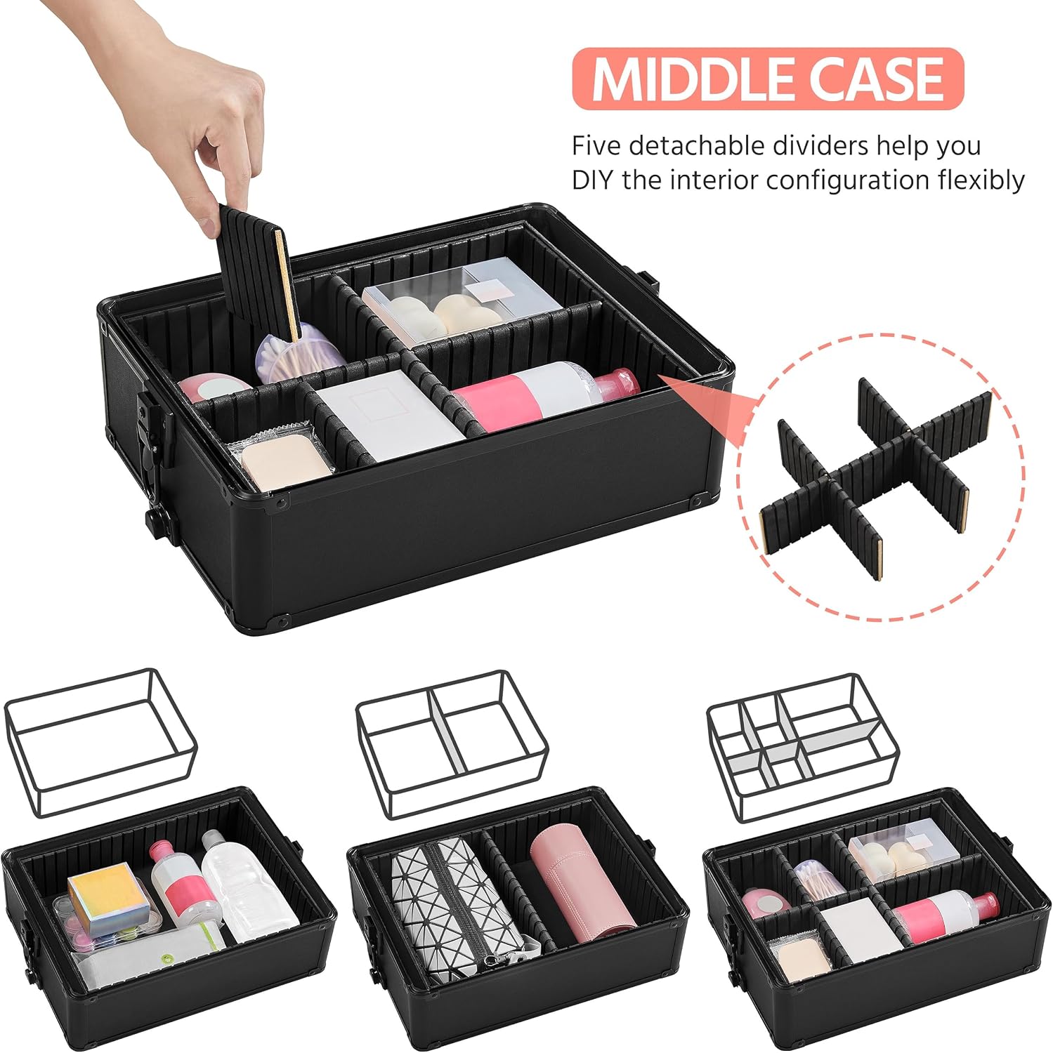 Rolling Makeup Train Case, Cos - Beauty With Makeup recension och pris