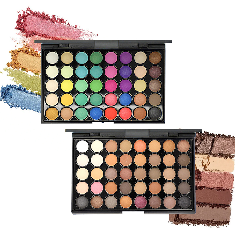 40 Color Eyeshadow Palette - M - Eyeshadow Glitter Pigment recension och pris