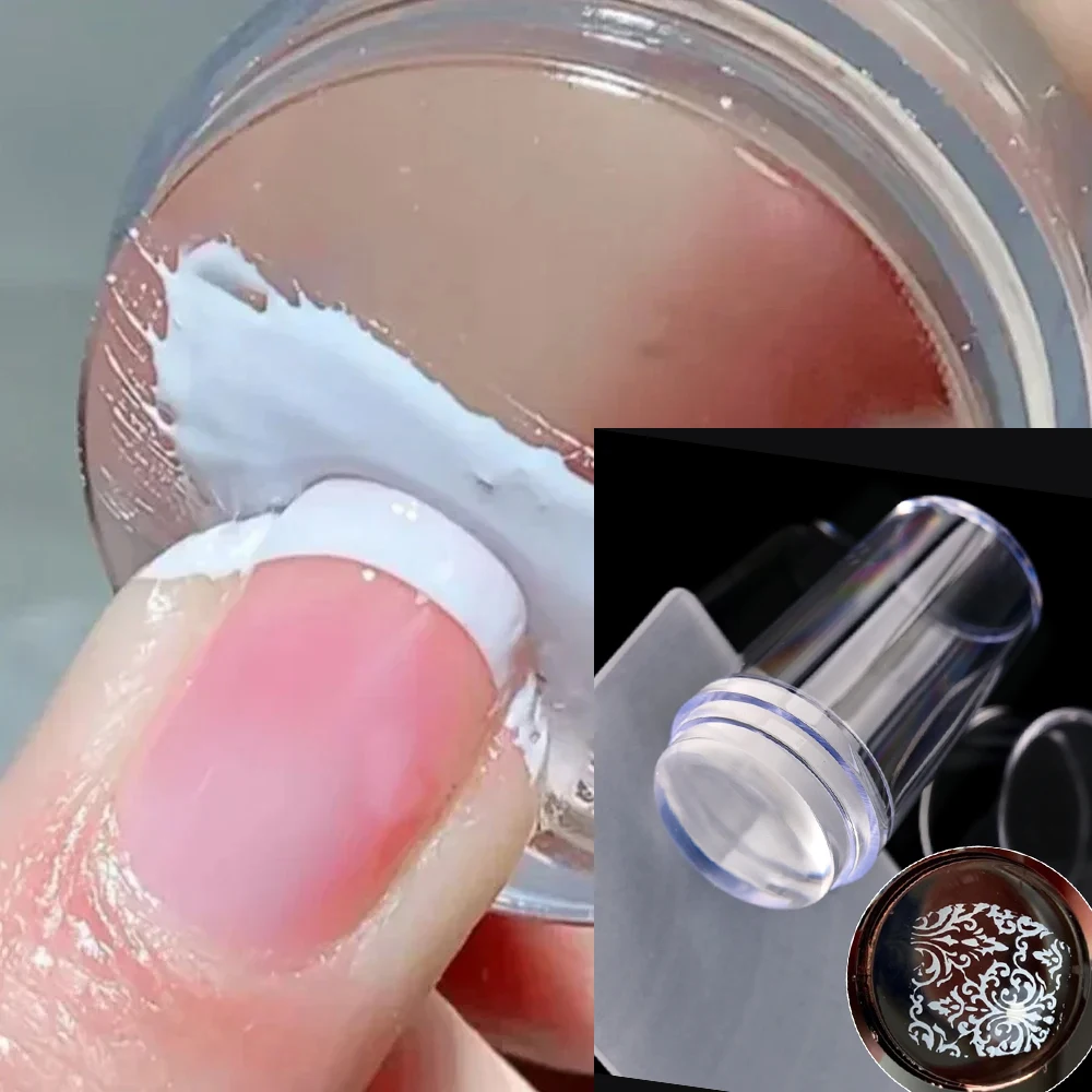 Nail Stamper Jelly Silicone Pr - Nail Art Stamping Kit recension och pris
