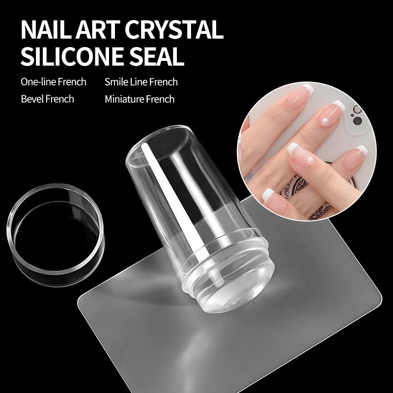Nail Stamper Jelly Silicone Pr - Nail Art Stamping Kit recension och pris