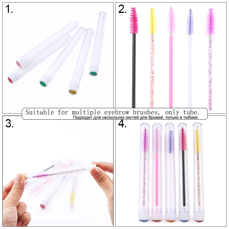 20Pcs Reusable Eyebrow Brush T - Beauty Makeup Youtube recension och pris