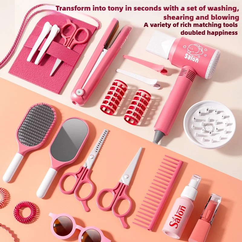 Girls Beauty Salon Set Kids Ha - Beauty Makeup Set For Kids recension och pris